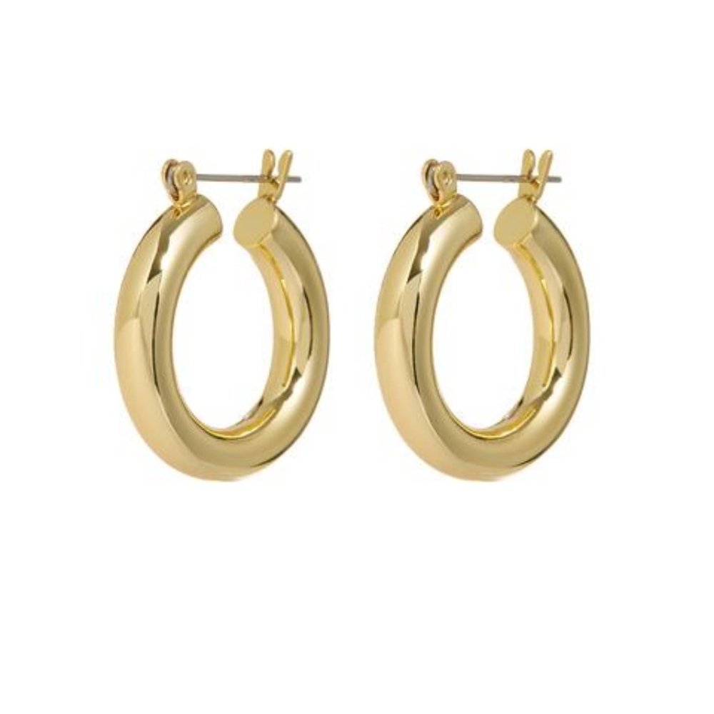 Luv AJ baby amalfi hoops gold